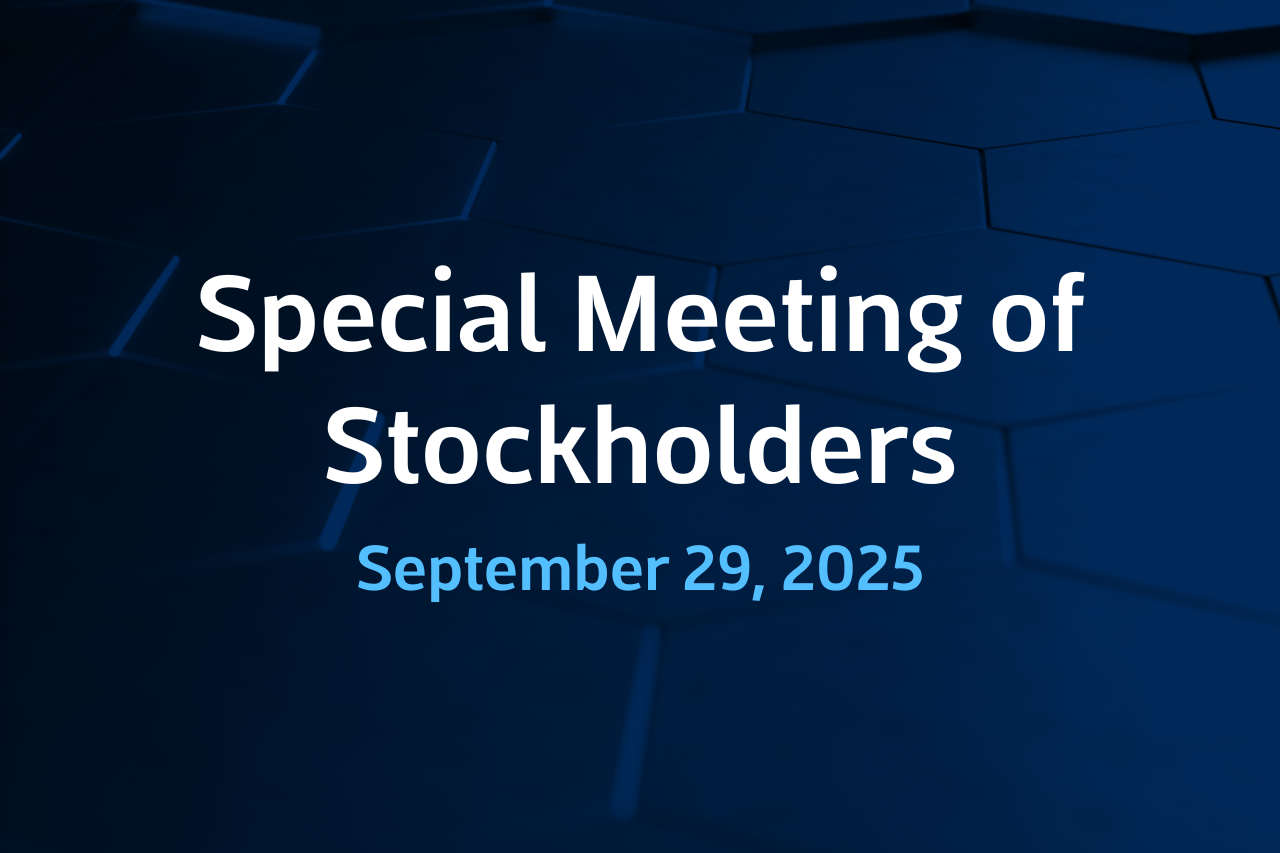 Special Meeting of Stockholders